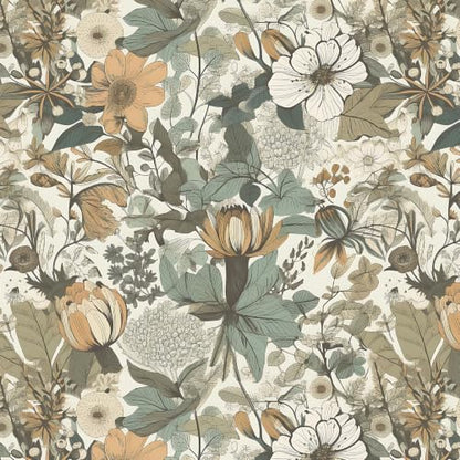 Peel and Stick Wallpaper Vintage Neutral Wallpaper Waterproof