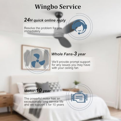 42''&52''Waterproof Ceiling Fans no Lights