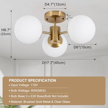 Mid Century Modern Ceiling Light