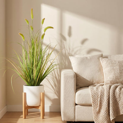 2 PCS 3FT Artificial Foxtail Grass Plants (3FT-Green)