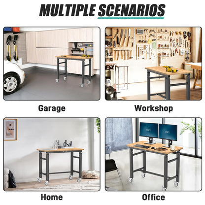 Workbench with Wheels (42“ x 20”)
