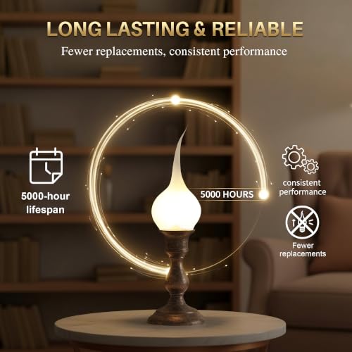 10 Pcs S11 Silicone Dipped Candle Light Bulbs