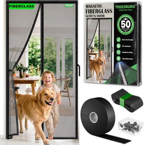 Fiberglass Magnetic Screen Door