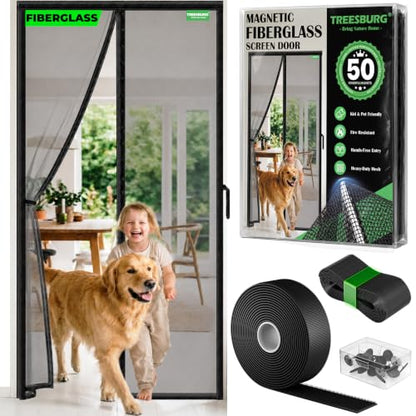 Fiberglass Magnetic Screen Door