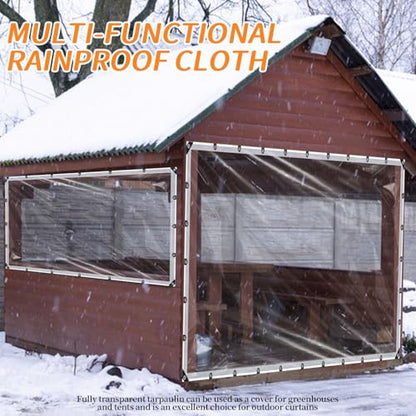 Clear Tarps with Grommets