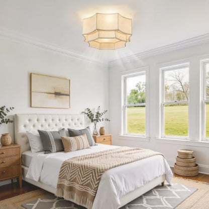 20" boho ceiling fan with lights