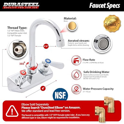 Kitchen Sink Faucet Wall Mount