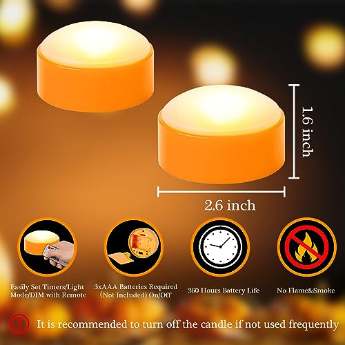 Pumpkin LED Lights with Remote and Timer