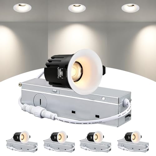 2 inch Deep Regressed 5CCT Anti Glare Gimbal LED Recessed