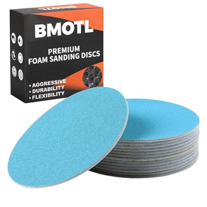 6 Inch Foam Hook & Loop Sanding Discs