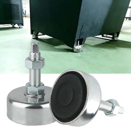 Heavy Duty 2350 Pound Carbon Steel Adjustable Leveling feet Suitable for Shelves