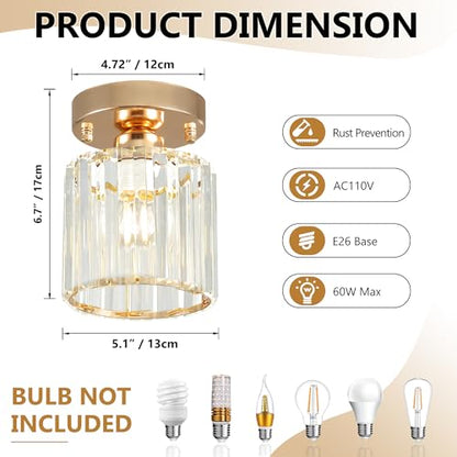 Crystal Ceiling Light