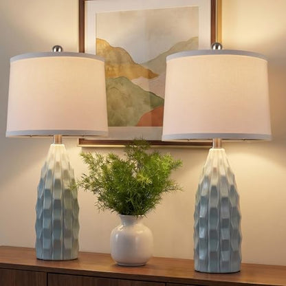 Ceramic Table Lamps Set of 2