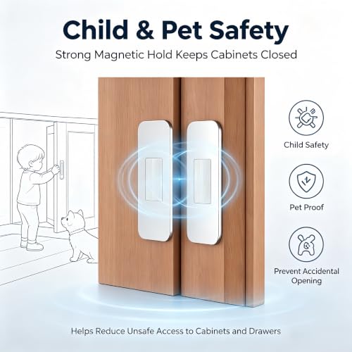 12 Pack Magnetic Cabinet Door Catch