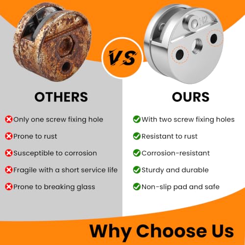Round Mirror Clips for Wall Mounting