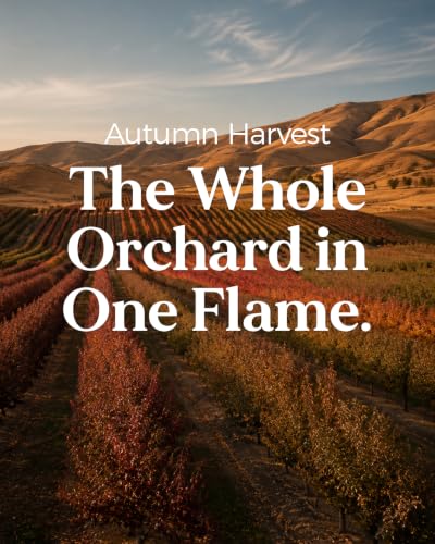 Autumn Harvest Scented Candle Fall Decorative for Home Table Decor (Medium Jar / AutumnHarvest)