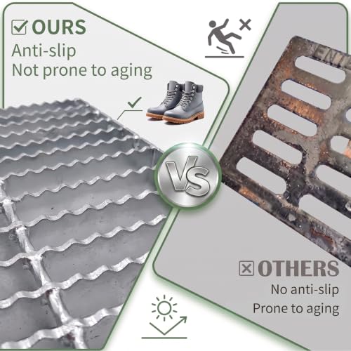 Outdoor Galvanized Steel Drain Grate