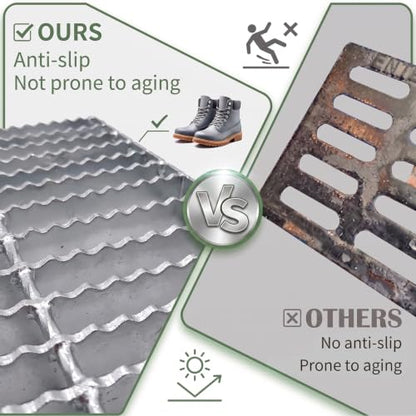 Outdoor Galvanized Steel Drain Grate