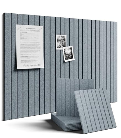 Felt Bulletin Board Tiles Large 48" x 36" Cork Board Alternative