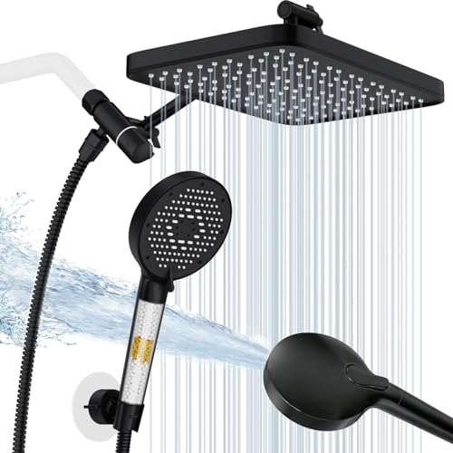 12 Inch Rain Shower Head with Handheld Combo