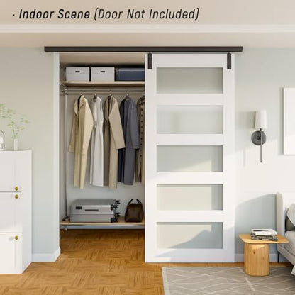 Ceiling Mount Box Rail Barn Door Hardware Heavy Duty Sliding Barn Door Track