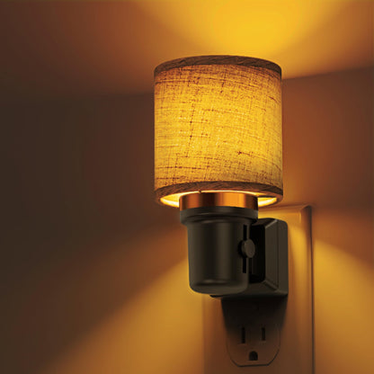 Night Lights Plug into Wall (Cylinder-Amber / 1 Pack)