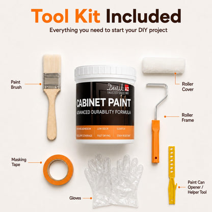 Cabinet Paint (Blue Gray / 16 Fl Oz (Pack of 1))
