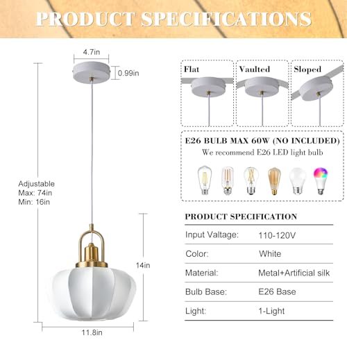 Fabric Pendant Light