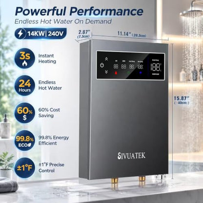 Tankless Water Heater Electric 240V