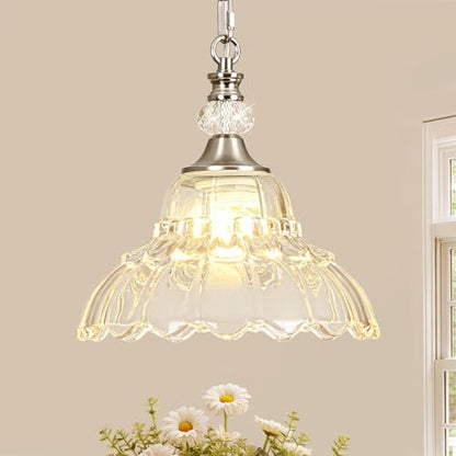 Chandelier with Flower Shade