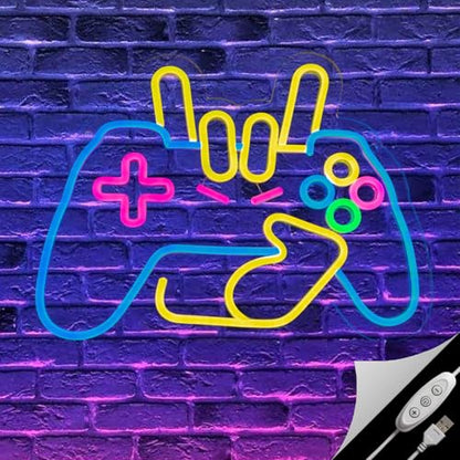 Gamer Neon Sign for Game Room Decor