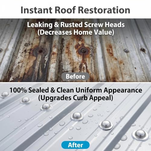 Stainless Steel Roof Screw Caps for Leak Repair