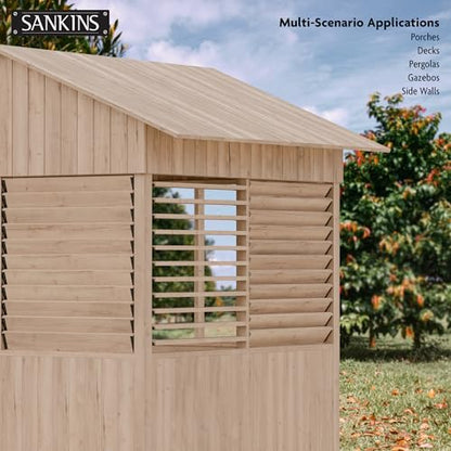 Deck Sunblind System Window Louver kit Fence Shutters