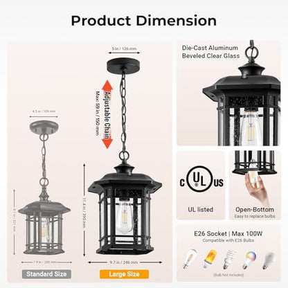 P8308P Outdoor Pendant Light