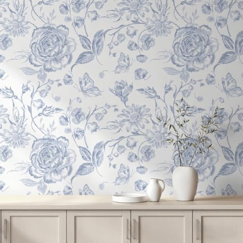 Peel and Stick Wallpaper Floral Wallpaper Boho Contact Paper for Bedroom
