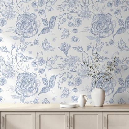 Peel and Stick Wallpaper Floral Wallpaper Boho Contact Paper for Bedroom