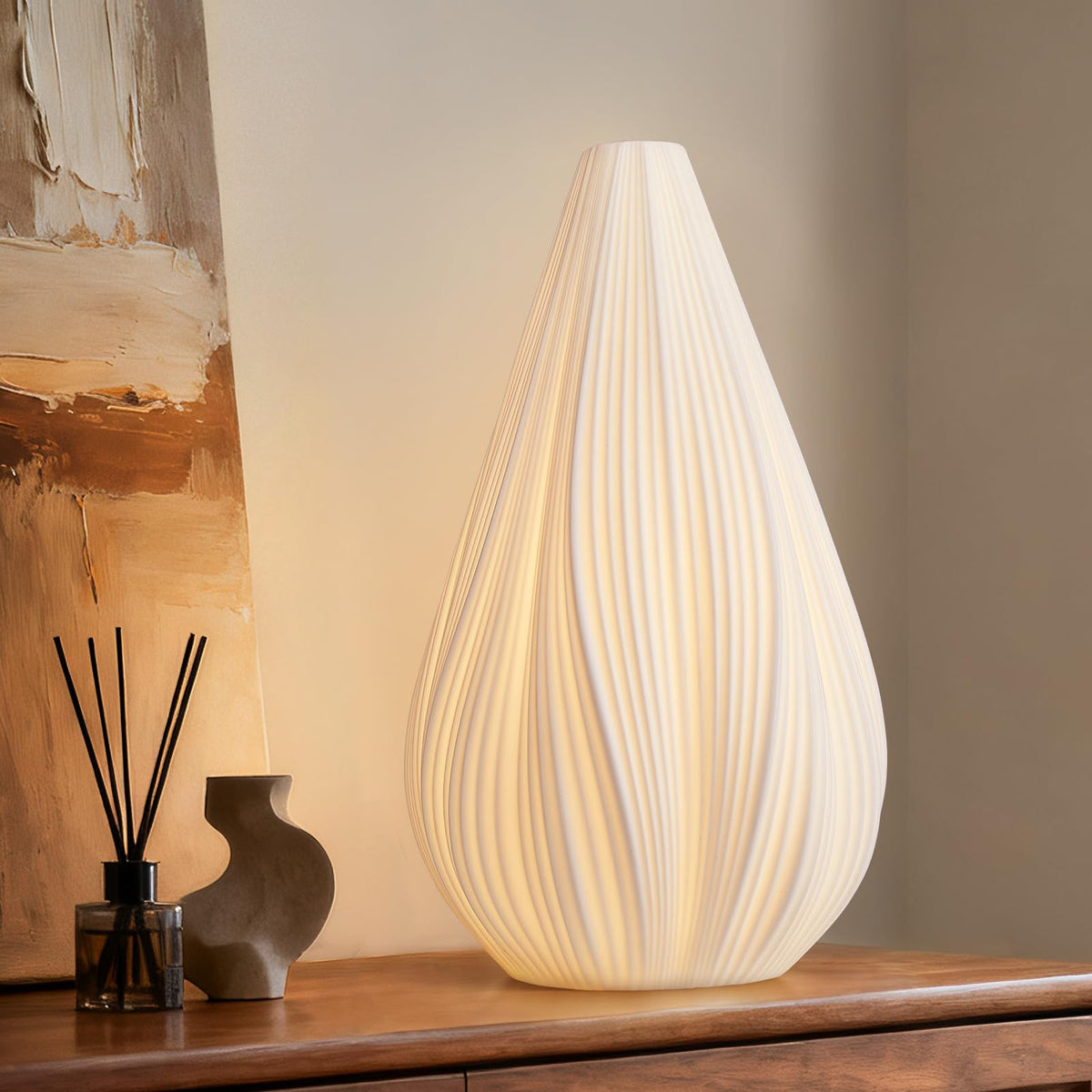 Modern Ceramic Decorative Table Lamp Living Room Bedroom Bedside