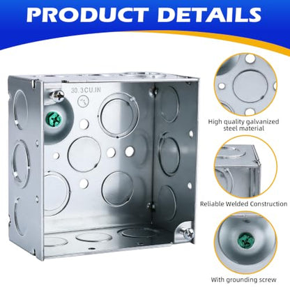 Deep Square Electrical Box