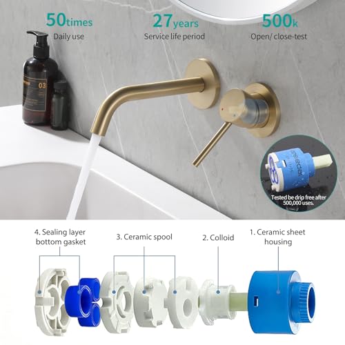 Wall Mount Bathroom Faucet