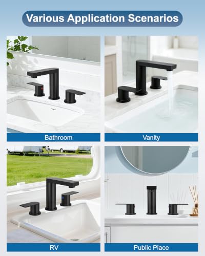 3 Hole Bathroom Faucet
