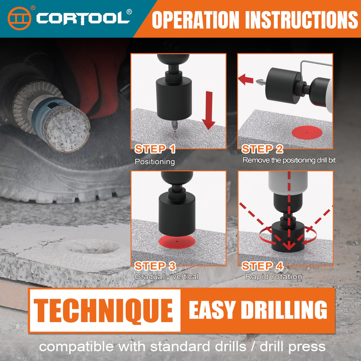 3 4 Inch Diamond Hole Saw with Pilot Drill Bit (3/4 Inch (19mm) 2-Pack)