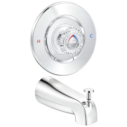Tub Shower Trim Kit with Tub Spout Compatible with Moen T470 Chateau Valve