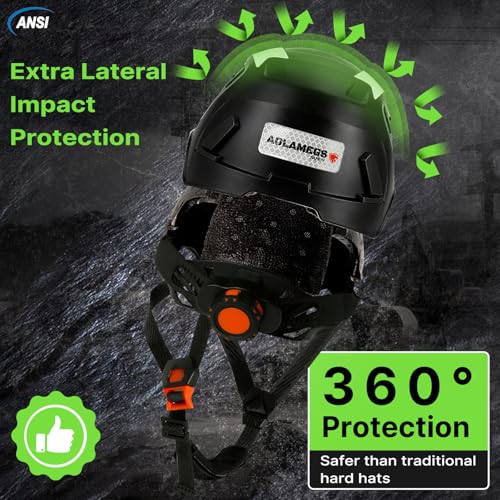 ANSI Z89.1 Type 2 Safety Helmet with Visor