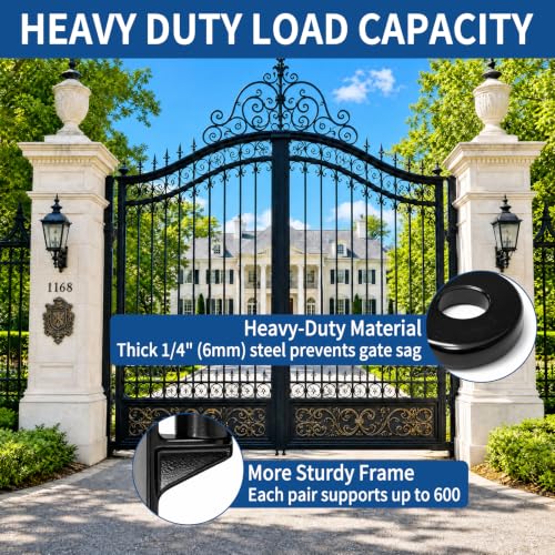 Gate Hinges for Wooden Fences Heavy Duty Shed Hinges Barn Door Hinges