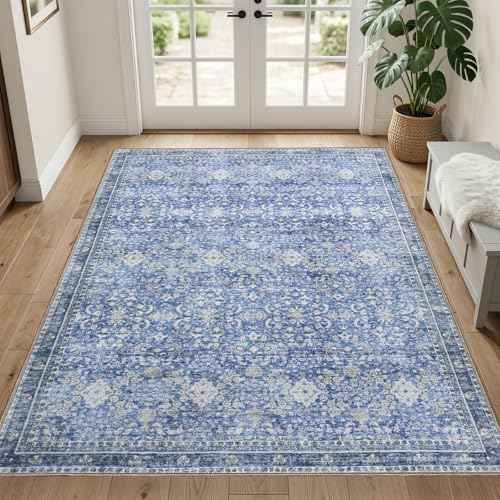 3x5 Area Rugs (Blue / 3' x 5' (Rectangular))