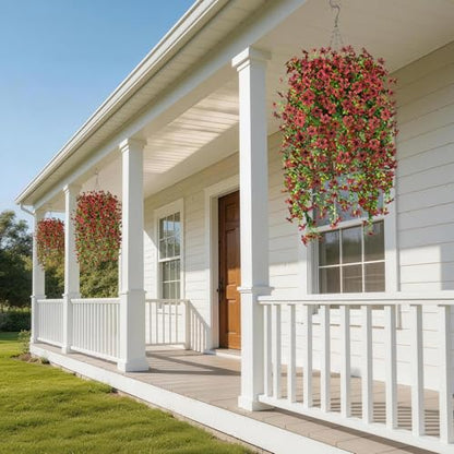Artificial Fake Hanging Flowers Plants for Outdoor Summer Decoration