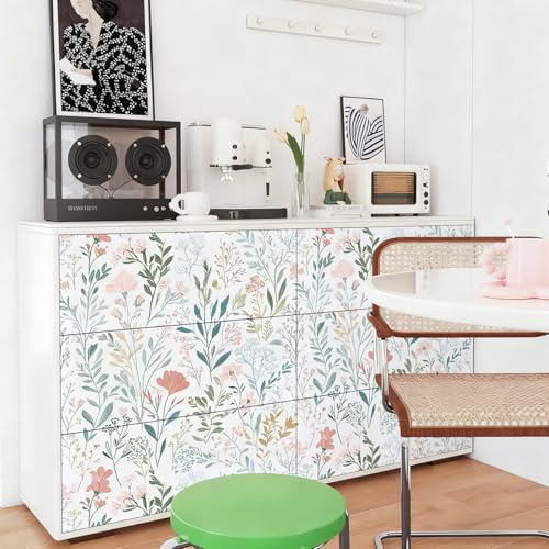 Floral Peel and Stick Wallpaper Peony Contact Paper Vintage Floral Wallpaper