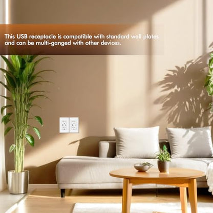 65W USB Wall Outlet