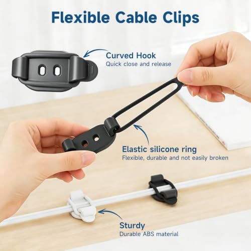 Adjustable Cable Management Clips