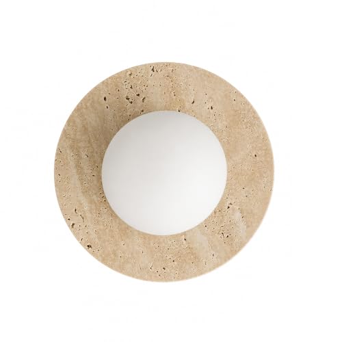 7.9 Inch Travertine Wall Sconce